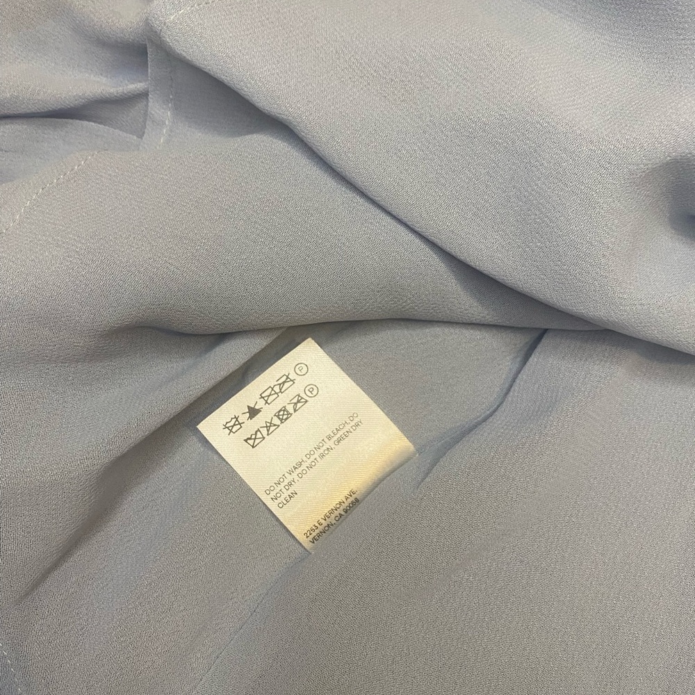 REFORMATION Meadow Midi Dress in Mineral Blue Size S - Picture 7 of 7